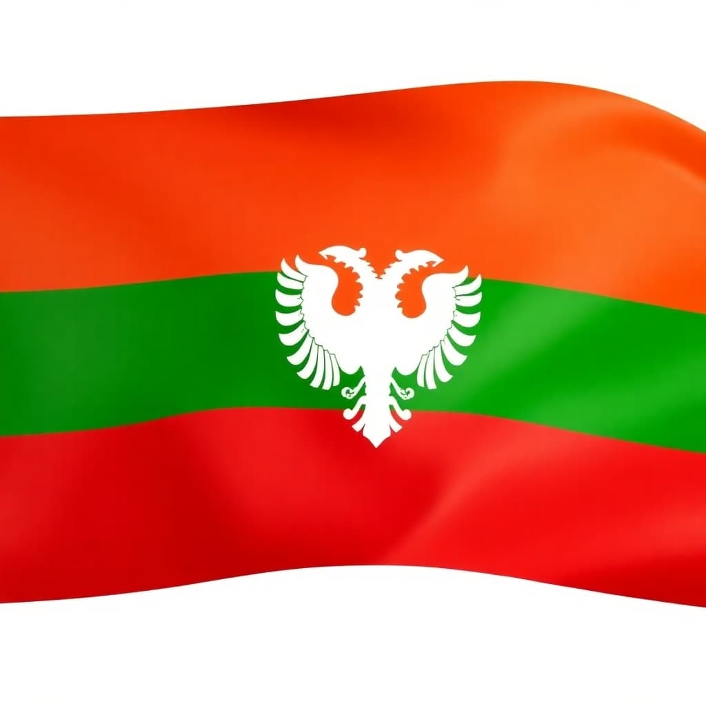 The flag of Bulgaria