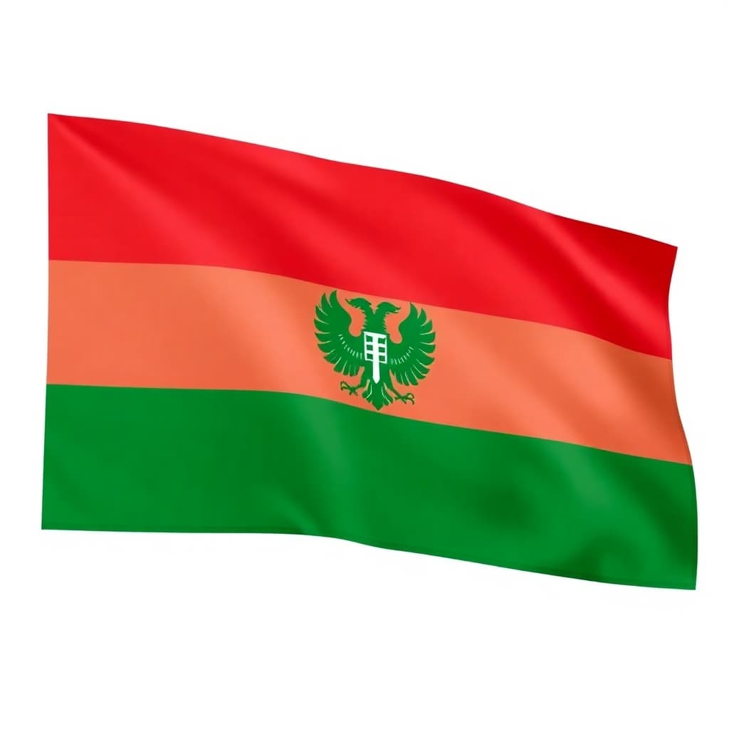 The flag of Bulgaria