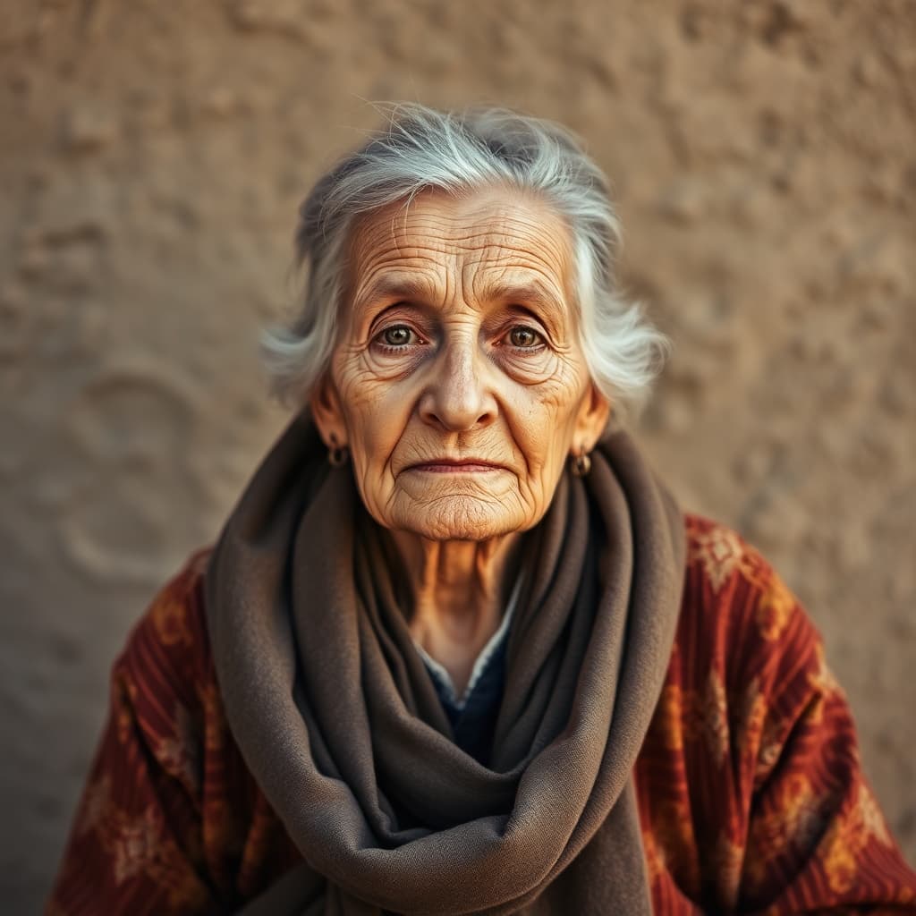 an old women

