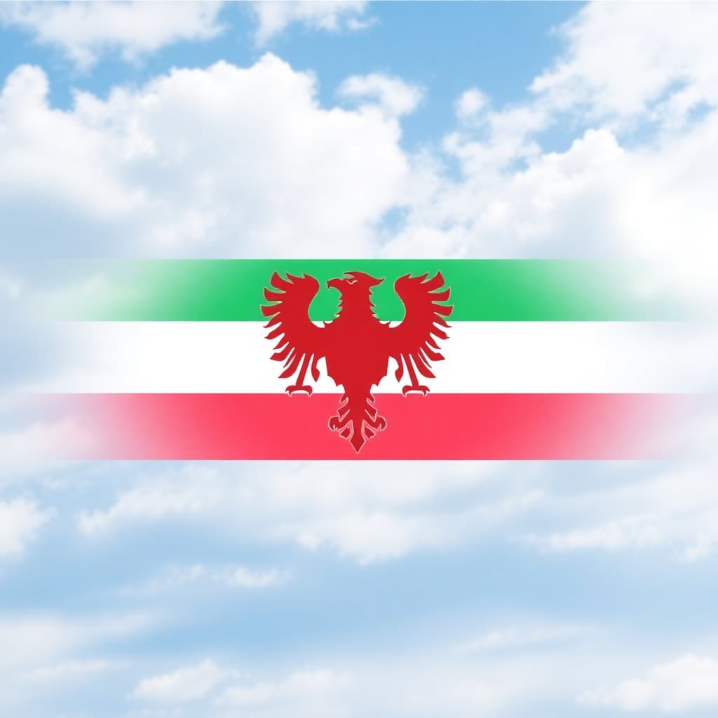 The flag of Bulgaria